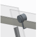 Бічна стінка для кабіни Koer SR SW01-90x200-TR-01 прозоре скло Easy Clean 8мм, хром (KR5381)