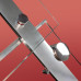 Бічна стінка для кабіни Koer SR SW01-90x200-TR-01 прозоре скло Easy Clean 8мм, хром (KR5381)