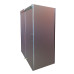 Бічна стінка для кабіни Koer SR SW01-90x200-TR-07 прозоре скло Easy Clean 8мм, графіт (KR5382)