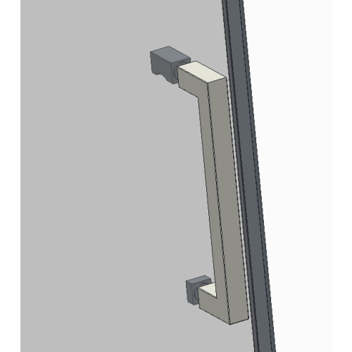 Двері в нішу Koer SR SD02-140x200-TR-01 прозоре скло Easy Clean 8мм, хром (KR5383)