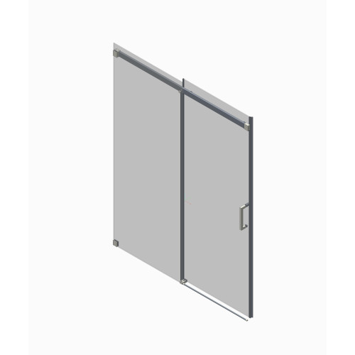 Двері в нішу Koer SR SD02-120x200-TR-01 прозоре скло Easy Clean 8мм, хром (KR5384)