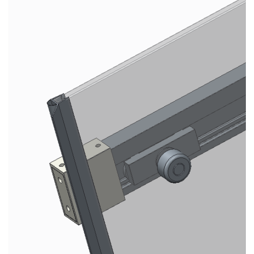 Двері в нішу Koer SR SD02-120x200-TR-01 прозоре скло Easy Clean 8мм, хром (KR5384)