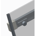 Двері в нішу Koer SR SD02-120x200-TR-01 прозоре скло Easy Clean 8мм, хром (KR5384)