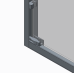 Двері в нішу Koer SR SD03-140x200-TR-01 прозоре скло Easy Clean 8мм, хром (KR5385)