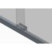 Двері в нішу Koer SR SD03-140x200-TR-01 прозоре скло Easy Clean 8мм, хром (KR5385)