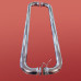 Двері в нішу Koer SR SD03-140x200-TR-01 прозоре скло Easy Clean 8мм, хром (KR5385)