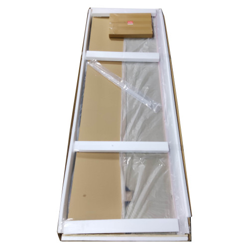 Дверь в нишу Koer SR SD04-100x200-TR-01 прозрачное стекло Easy Clean 10мм, хром (KR5386)