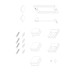 Дверь в нишу Koer SR SD04-100x200-TR-01 прозрачное стекло Easy Clean 10мм, хром (KR5386)