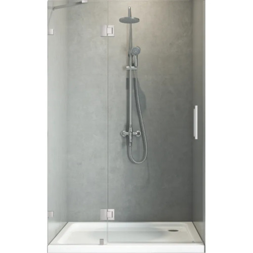 Двері в нішу Koer SR SD04-120x200-TR-01 прозоре скло Easy Clean 10мм, хром (KR5387)
