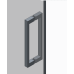 Двері в нішу Koer SR SD04-120x200-TR-01 прозоре скло Easy Clean 10мм, хром (KR5387)