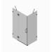 Бічна стінка для кабіни Koer SR SW04-80x200-TR-01 прозоре скло Easy Clean 10мм, хром (KR5389)