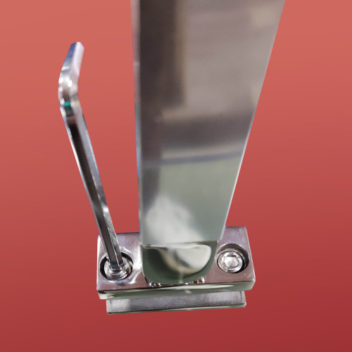 Бічна стінка для кабіни Koer SR SW04-80x200-TR-01 прозоре скло Easy Clean 10мм, хром (KR5389)