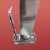Бічна стінка для кабіни Koer SR SW04-80x200-TR-01 прозоре скло Easy Clean 10мм, хром (KR5389)