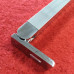 Бічна стінка для кабіни Koer SR SW04-80x200-TR-01 прозоре скло Easy Clean 10мм, хром (KR5389)