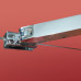 Бічна стінка для кабіни Koer SR SW04-80x200-TR-01 прозоре скло Easy Clean 10мм, хром (KR5389)