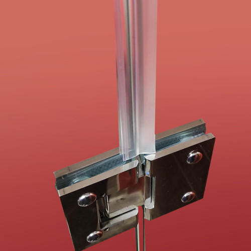 Бічна стінка для кабіни Koer SR SW04-90x200-TR-01 прозоре скло Easy Clean 10мм, хром (KR5390)