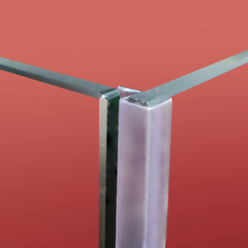 Бічна стінка для кабіни Koer SR SW04-90x200-TR-01 прозоре скло Easy Clean 10мм, хром (KR5390)