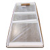 Боковая стенка для кабины Koer SR SW04-90x200-TR-07 прозрачное стекло Easy Clean 10мм, графит (KR5391)