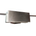 Боковая стенка для кабины Koer SR SW04-90x200-TR-07 прозрачное стекло Easy Clean 10мм, графит (KR5391)
