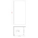Душова перегородка Koer SR SP01-100x200-TR-01 Walk-In прозоре скло Easy Clean 8мм, хром (KR5393)
