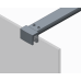 Душова перегородка Koer SR SP01-100x200-TR-01 Walk-In прозоре скло Easy Clean 8мм, хром (KR5393)