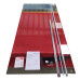 Душова перегородка Koer SR SP01-100x200-TR-01 Walk-In прозоре скло Easy Clean 8мм, хром (KR5393)