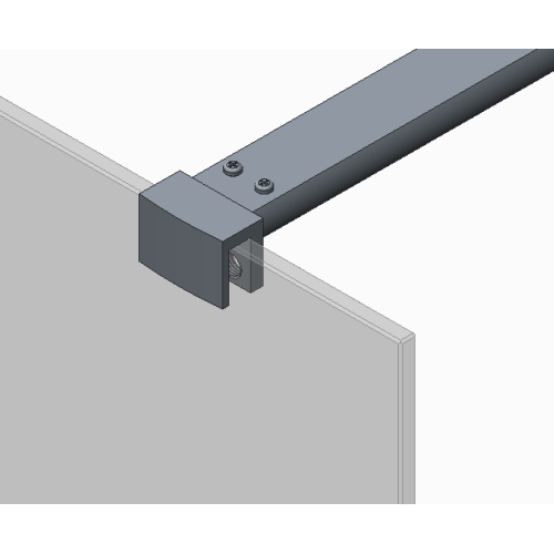 Душевая перегородка Koer SR SP01-120x200-TR-01 Walk-In прозрачное стекло Easy Clean 8мм, хром (KR5394)