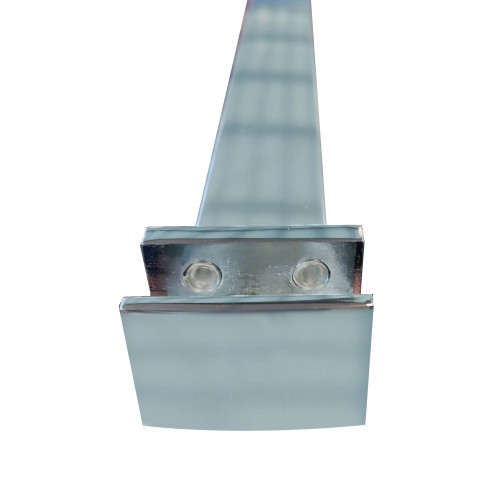 Душевая перегородка Koer SR SP01-120x200-TR-01 Walk-In прозрачное стекло Easy Clean 8мм, хром (KR5394)