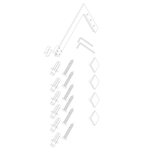 Душевая перегородка Koer SR SP02-100x200-TR-12 Walk-In проз.стекло Easy Clean 8мм, матовое золото (KR5396)