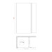 Душова перегородка Koer SR SP03-120x200-TR-01 Walk-In прозоре скло Easy Clean 8мм, хром (KR5398)