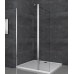Душова перегородка Koer SR SP03-120x200-TR-01 Walk-In прозоре скло Easy Clean 8мм, хром (KR5398)