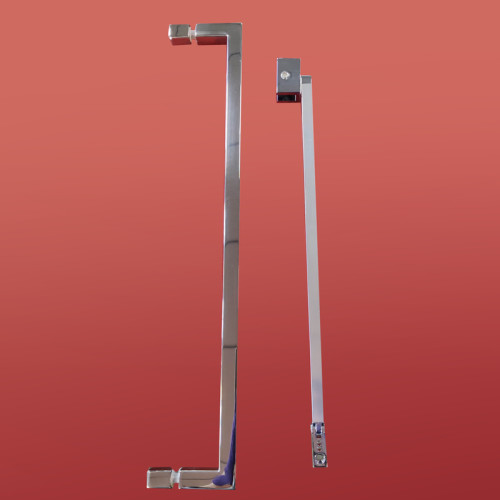 Шторки стеклянные на ванну Koer SR BS04-95x140-TR-01 прозрачное стекло 6мм, хром (KR5403)