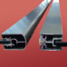 Шторки стеклянные на ванну Koer SR BS04-95x140-TR-01 прозрачное стекло 6мм, хром (KR5403)