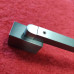 Шторки скляні на ванну Koer SR BS04-95x140-TR-07 прозоре скло 6мм, графіт (KR5404)