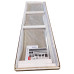 Дверь в нишу Koer SR SD05-120x200-TR-01 прозрачное стекло Easy Clean 6мм, хром (KR5405)