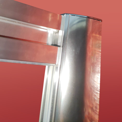 Дверь в нишу Koer SR SD05-120x200-TR-01 прозрачное стекло Easy Clean 6мм, хром (KR5405)