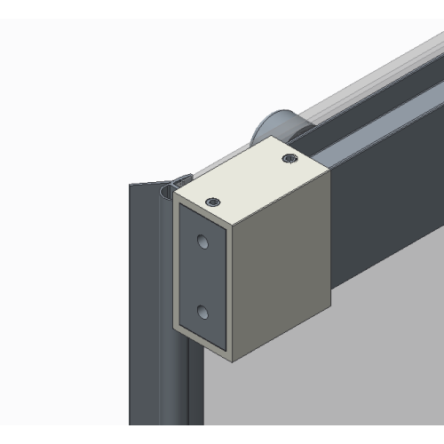 Дверь в нишу Koer SR SD05-140x200-TR-01 прозрачное стекло Easy Clean 6мм, хром (KR5406)