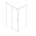 Бічна стінка для кабіни Koer SR SW05-90x200-TR-01 прозоре скло Easy Clean 6мм, хром (KR5407)