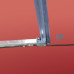 Бічна стінка для кабіни Koer SR SW05-90x200-TR-01 прозоре скло Easy Clean 6мм, хром (KR5407)