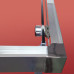 Бічна стінка для кабіни Koer SR SW05-90x200-TR-01 прозоре скло Easy Clean 6мм, хром (KR5407)
