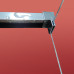 Бічна стінка для кабіни Koer SR SW05-90x200-TR-01 прозоре скло Easy Clean 6мм, хром (KR5407)