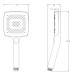Лійка для душу KOER KP-0409-01, 4 функції (Колір хром) (KR5413)
