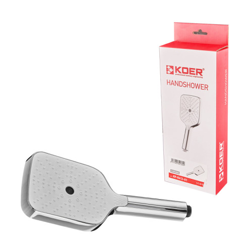 Лійка для душу KOER KP-0412-01, 3 функції (Колір хром) (KR5416)