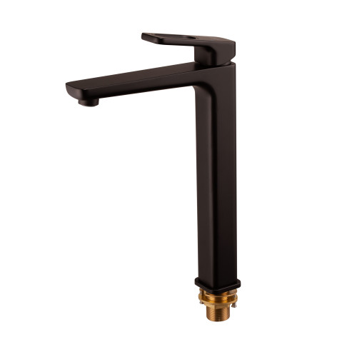 Смеситель для умывальника высокий KOER KB-11031-05 (Цвет черный) (KR5434)