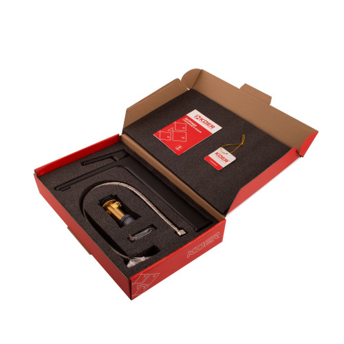 Смеситель для умывальника высокий KOER KB-11031-05 (Цвет черный) (KR5434)