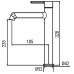 Змішувач для умивальника високий KOER KB-11029-01 (Колір хром) (KR5479)
