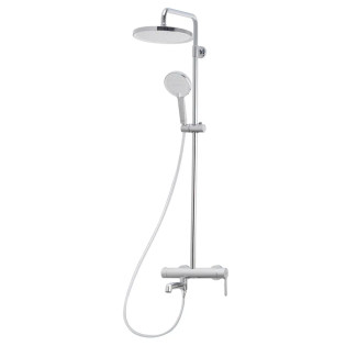 Душевая колонна со смесителем KOER KB-56029-01, 3 функции (Цвет хром) (KR5481)