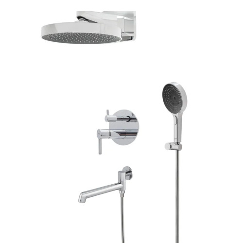 Душова система вбудована KOER KB-66029-01, 3 функції (Колір хром) (KR5483)