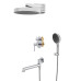 Душова система вбудована KOER KB-66029-01, 3 функції (Колір хром) (KR5483)