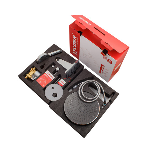Душова система вбудована KOER KB-66029-01, 3 функції (Колір хром) (KR5483)